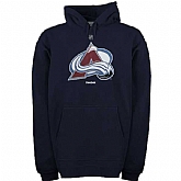 Men's Colorado Avalanche Primary Logo Pullover Hoodie - Steel Blue,baseball caps,new era cap wholesale,wholesale hats